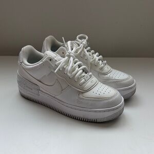 Nike All-White Low-Top Sneakers